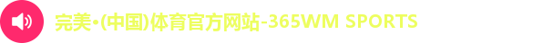 完美·(中国)体育官方网站-365WM SPORTS